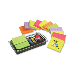 POST IT SAMPAK M/BLOKKE, DISPENSER OG INDEXFANER