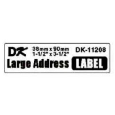 ETIKET DK11208 BROTHER ADRESSEETIKET STOR /400 STK