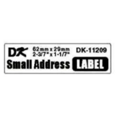 ETIKET DK11209 BROTHER ADRESSEETIKET LILLE /800 STK