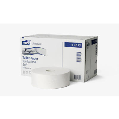 TOILETPAPIR JUMBO TORK 110273 PREMIUM SOFT T1/T2