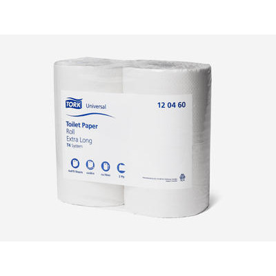 TOILETPAPIR TORK 120460 UNI EXTRA LONG T4 /4 RL
