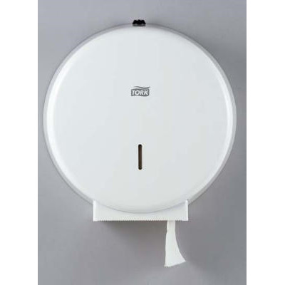 PAPIRDISPENSER TORK 246040 JUMBO T1 HVID METAL