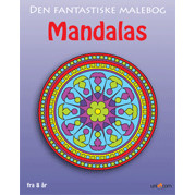 MALEBOG DEN FANTASTISKE MANDALAS - FRA 8 ÅR