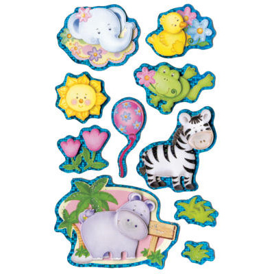 STICKERS 3D GLADE DYR