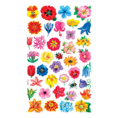 STICKERS SMÅ BLOMSTER /3 ARK