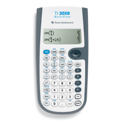 Texas TI-30 MultiView - Vælg mellem XB og XS