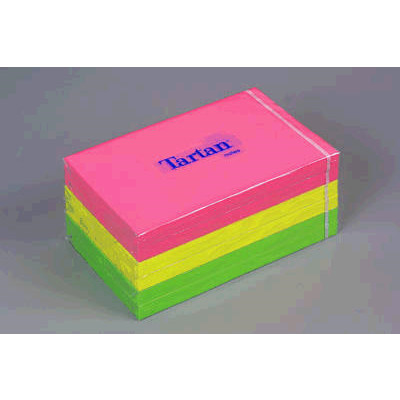 NOTES TARTAN 12776 NEON RAINBOWPACK