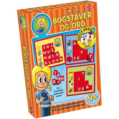 SPIL PIXELINE MED BOGSTAVER