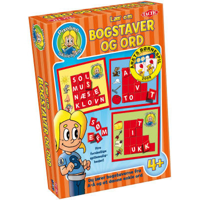 SPIL PIXELINE MED BOGSTAVER