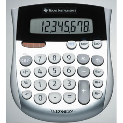 LOMMEREGNER TEXAS TI 1795 SV +   8 CIFRE