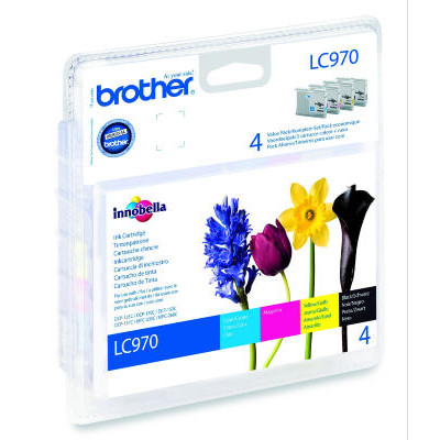 BLÆKPATRON BROTHER LC970VALBP VALUE PACK