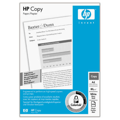KOPIPAPIR HP COPY A4 80 GRAM 2500 ARK PR. KASSE