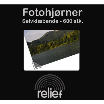 RELIEF FOTO HJØRNER - 500 STK. PR. ÆSKE