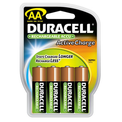 BATTERIER DURACELL ACTIVE OPLADELIG AA