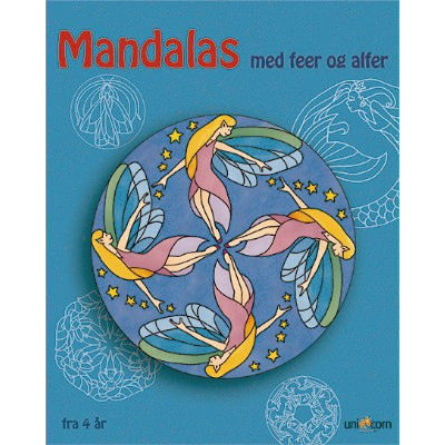 MALEBOG - MANDALAS MED FEER OG ALFER - FRA 4 ÅR