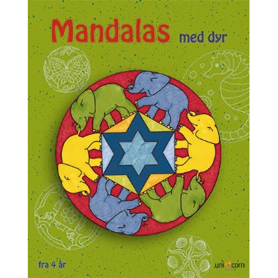 MALEBOG - MANDALAS MED DYR - FRA 4 ÅR