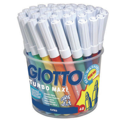 TYKKE TUSSER I PLASTBØTTE GIOTTO 48 STK.