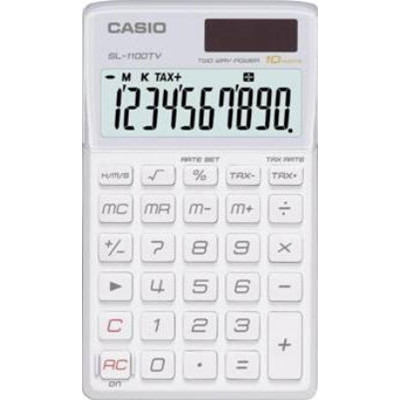 LOMMEREGNER CASIO SL-1100TV RICH HVID