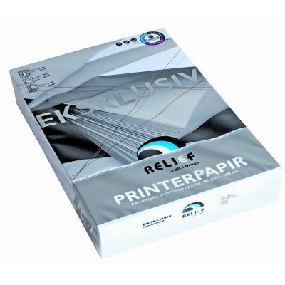 RELIEF KOPIPAPIR HVID A4 80 GRAM EKSKLUSIV 500 ARK PR. PAKKE