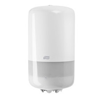 PAPIRDISPENSER TORK 558000 M1 HVID CENTERFEED MINI
