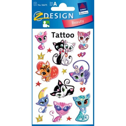 TATOVERINGER KATTE DELUXE 1 ARK
