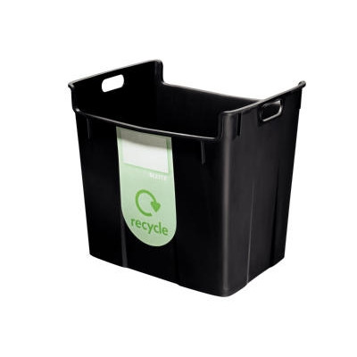 PAPIRKURV BASKO LEITZ 40L SORT