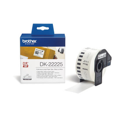 TAPE BROTHER RULLE 38 MM HVID PAPIRTAPE