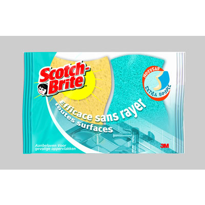 RENGØRINGSSVAMP 3M SCOTCH-BRITE RIDSEFRI