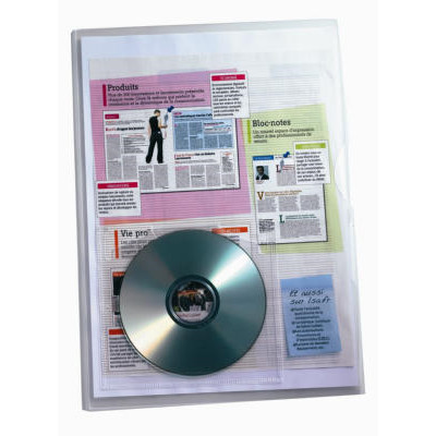 FOLDER ELBA W/CD POCKET BAG OF 10