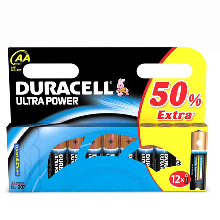 BATTERI ULTRA POWER AA 12PK 