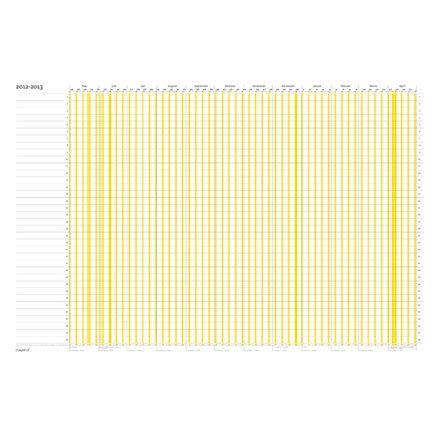WHITEBOARD FERIE PLANNER MAYLAND 2012/2013