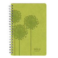 UGEKALENDER 2012 HØJFORMAT A5 KUNSTSKIND M/PRÆG GRØN