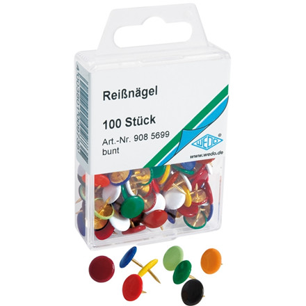 TEGNESTIFTER ASS. I ÆSKE / 100 STK.