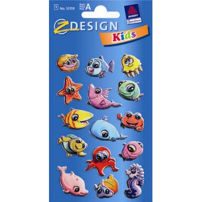 Stickers Havdyr med 3D effekt
