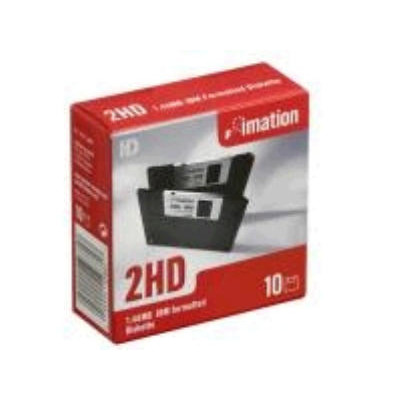 DISKETTER IMATION 3,5" HD-F /10 STK