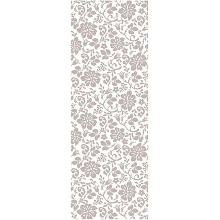 Gavepapir, 50 cm, blomster, 5 m
