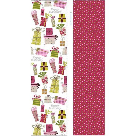 Gavepapir, 50 cm, gaver, 5 m