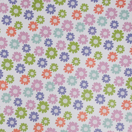 Printet karton, 21x30 cm, flower, 10 ark