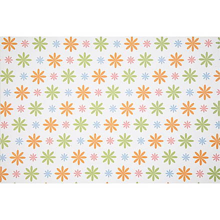 Printet karton, 21x30 cm, Daisy, 10 ark