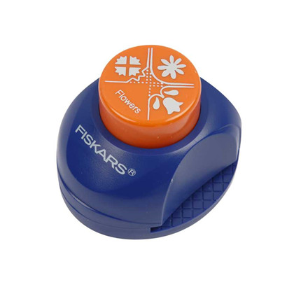 3-in-1 corner punch, 35 mm, blomster, 1 stk.