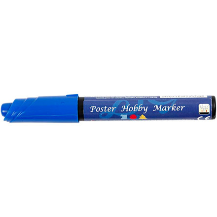 Poster Hobby Marker, 3 mm streg, mørk blå, 1 stk.