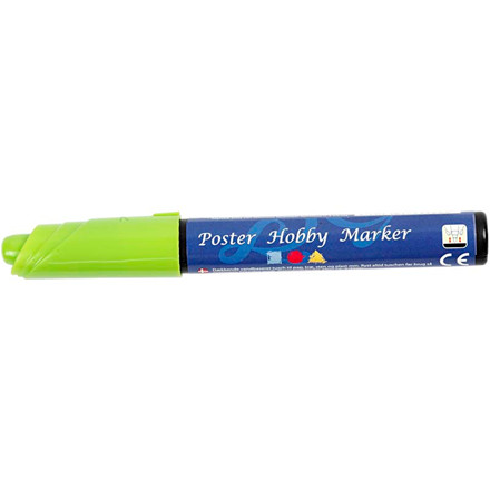 Poster Hobby Marker, 3 mm streg, lys grøn, 1 stk.