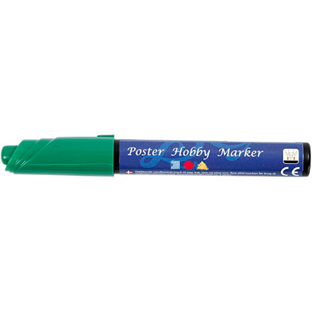 Poster Hobby Marker, 3 mm streg, mørk grøn, 1 stk.