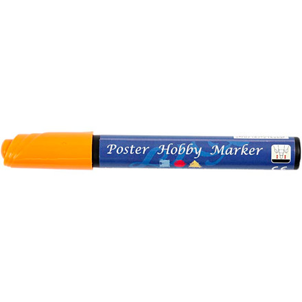 Poster Hobby Marker, 5 mm streg, orange, 1 stk.