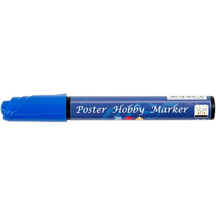 Poster Hobby Marker, 5 mm streg, mørk blå, 1 stk.