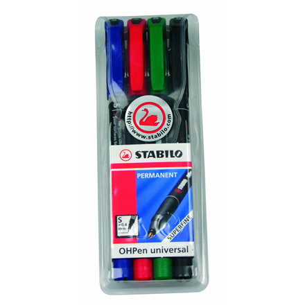 OVERHEADPENNE STABILO PM 4 ASS SF