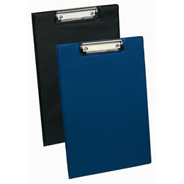CLIPBOARD MED FORSIDE - A5 - BLÅ - BANTEX