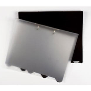 RINGBIND RELIEF PP 2 RINGE A4 SORT MED 8 FANER