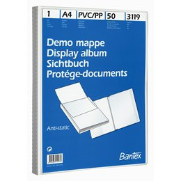 DEMOMAPPE COMBI MED 50 LOMMER HVID A4