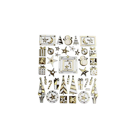 Fancy stickers, 15x16,5 cm, Jul, 1 ark